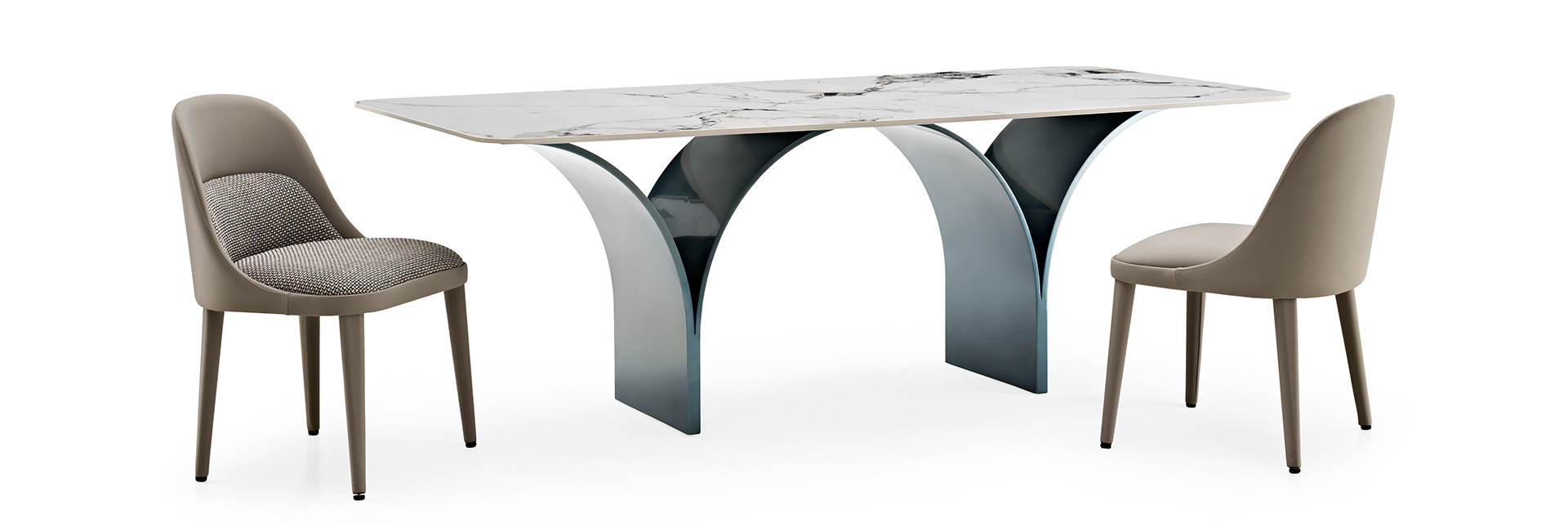 qualité Table à manger en céramique marbre usine